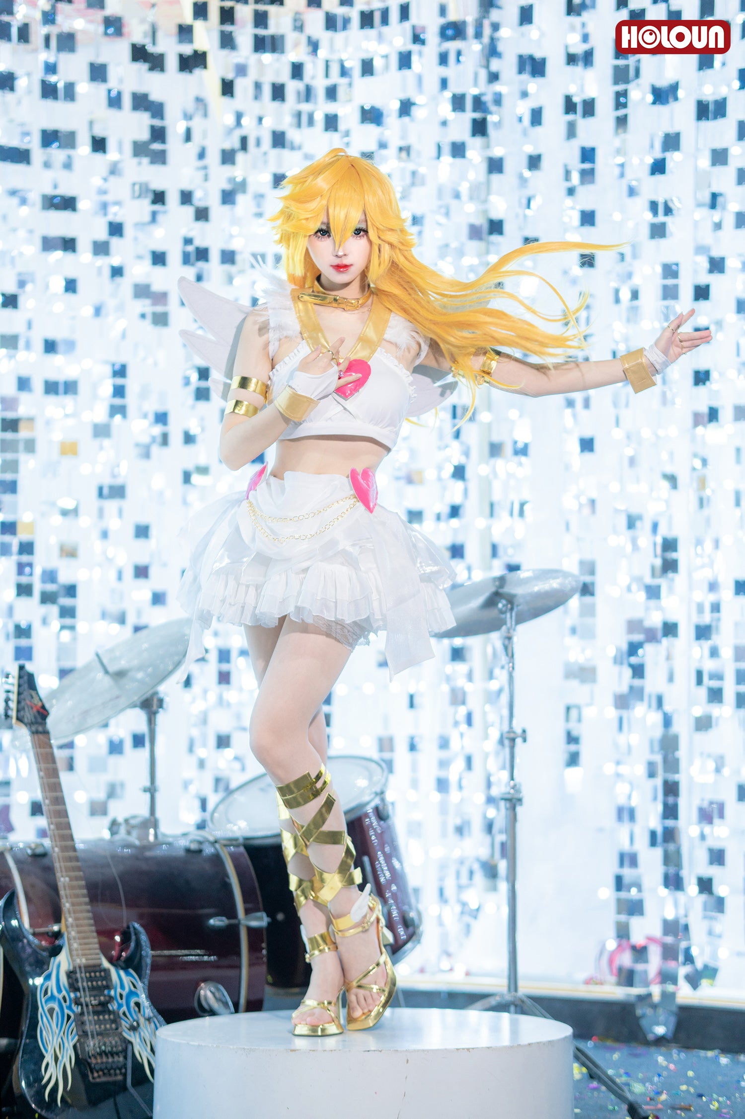 【在庫品】HOLOUN パンティ&ストッキングwithガーターベルト  アナーキーパンティのコスプレ衣装  panty & stocking with garterbeltイベント アニメハロウィン仮装 演出服祝日贈り物