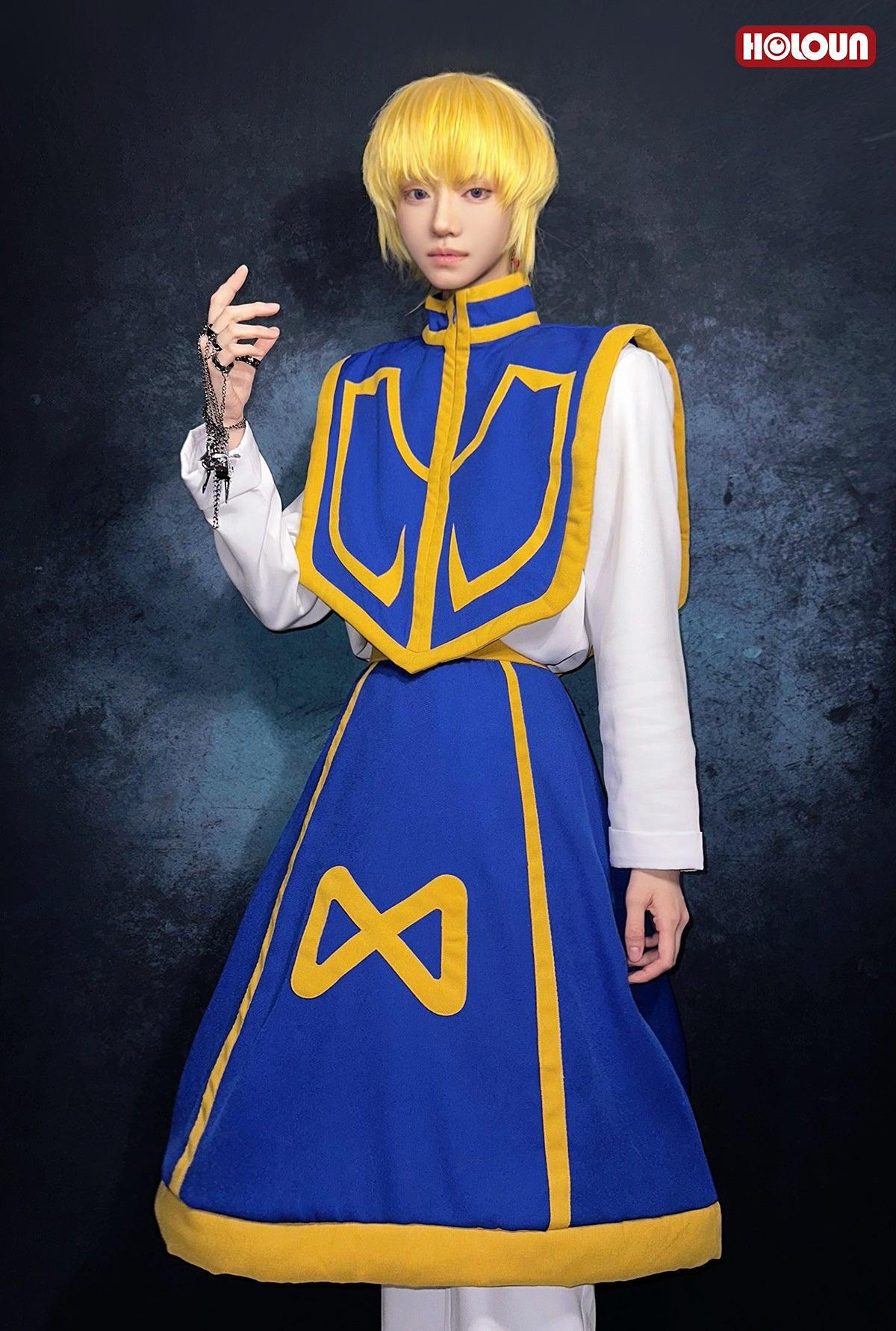 【在庫品】HOLOUN 専門ハンター HUNTERはんたー クラピカ コスプレ衣装  cosplay ハロウィン 変装 仮装 コスプレ演出服 コスチューム 舞台装 クリスマス 祝日贈り物