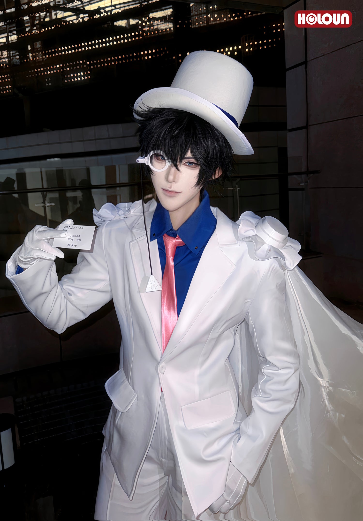 【在庫品】HOLOUN 名探偵こなん 怪盗キッド 黒羽快斗 コスプレ衣装  cosplay ハロウィン 変装 仮装 コスプレ演出服 コスチューム 舞台装 クリスマス 祝日贈り物