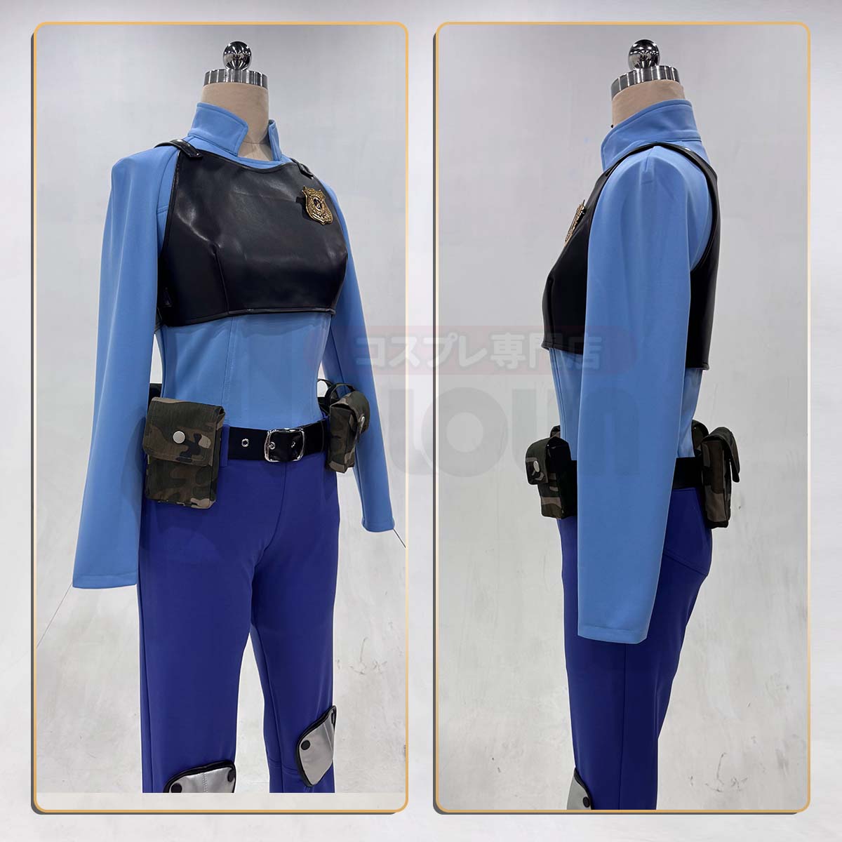 【新着商品】HOLOUN ズ一トピあ ジュディ・ホップスのコスプレ服 警察服 ハロウィン仮装 衣装 クリスマス イベント  ゲーム仮装 アニメ 演出服