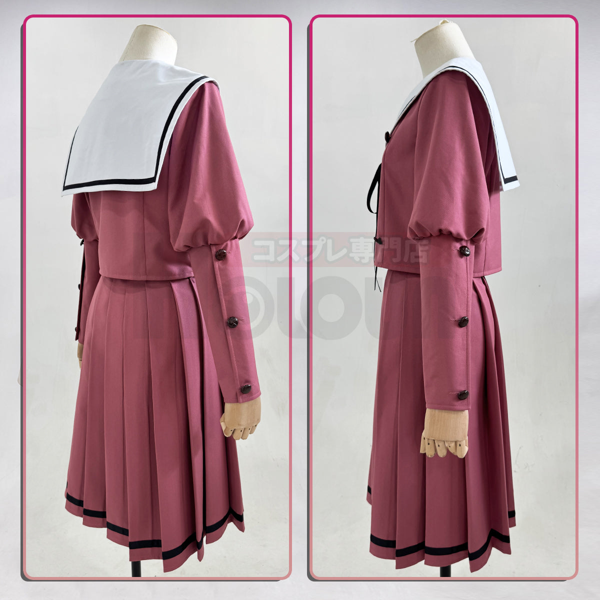 【新着商品】HOLOUN 薫る花は凛と咲く 和栗薫子のコスプレ服 桔梗学園女子高等学校生徒制服 ハロウィン仮装 衣装 セット クリスマス イベント アニメ 演出服