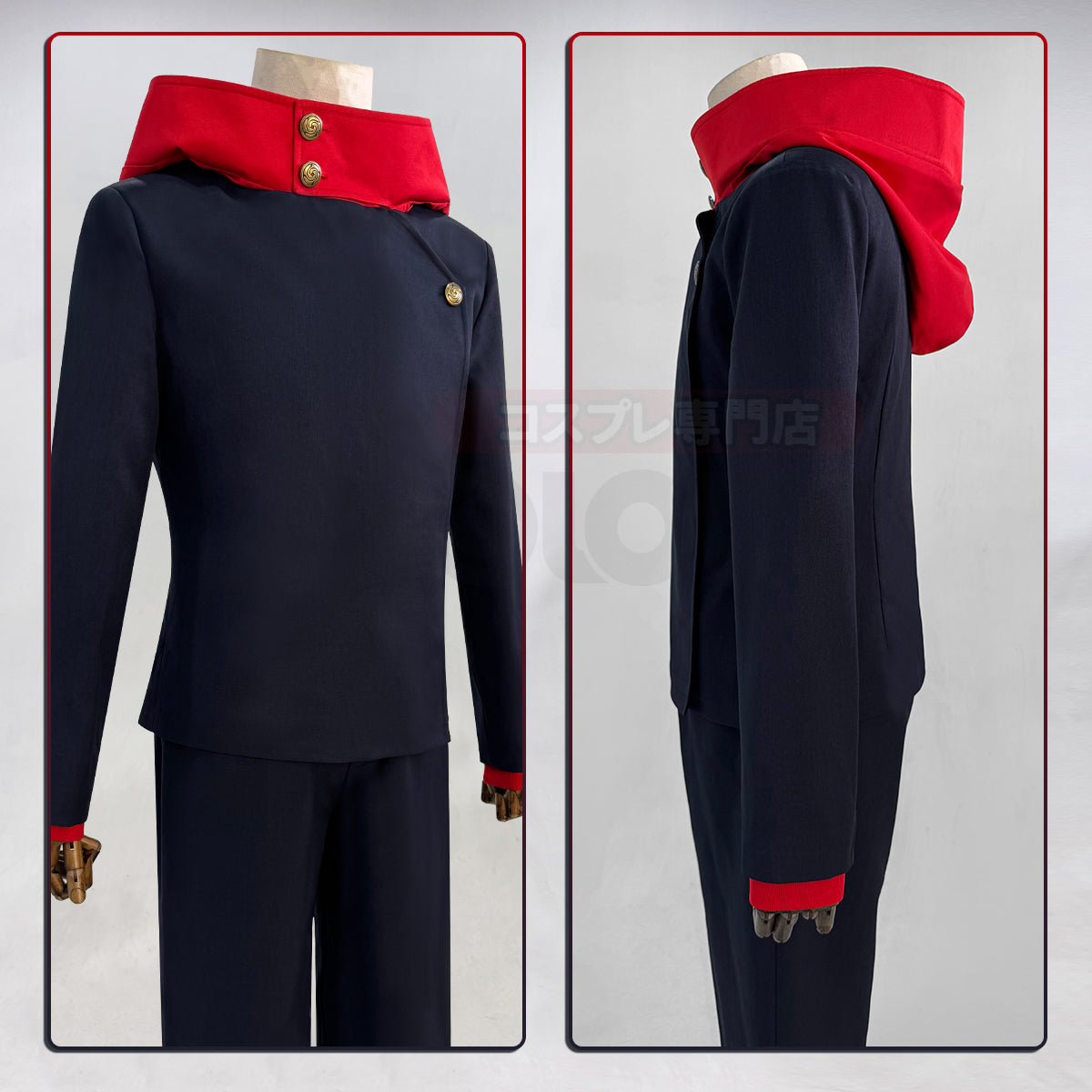 在庫品】 HOLOUN 呪術JJK第2期高専時代の虎杖悠仁 コスプレ衣装 演出服