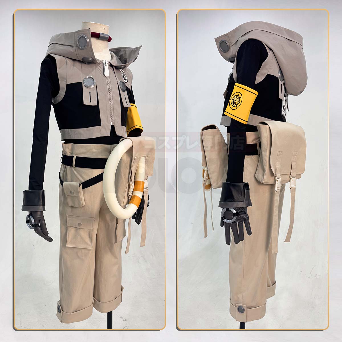 【新着商品】HOLOUN がちアクタ GACHIAKUTA ルドRudoのコスプレ服 ハロウィン仮装 衣装 セット クリスマス イベント  アニメ 演出服
