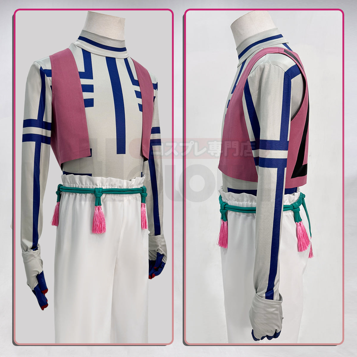 【新着商品】HOLOUN 鬼殺の隊シリーズ 十二鬼月 上弦・叁 猗窩座のコスプレ服 ハロウィン アニメハロウィン仮装 衣装 セット クリスマス イベント  アニメ 演出服