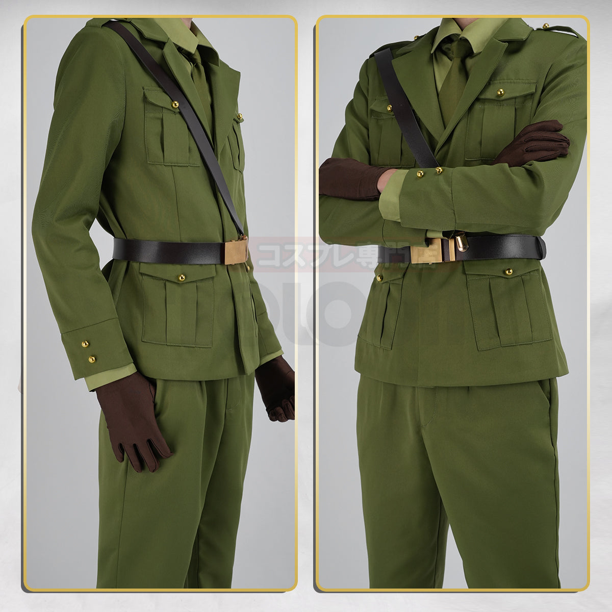 【在庫品】HOLOUN  へたりあAxis Powers イギリス アーサー·カークランド 軍服 コスプレ衣装  cosplay ハロウィン 変装 仮装 コスプレ演出服 コスチューム 舞台装 クリスマス 祝日贈り物