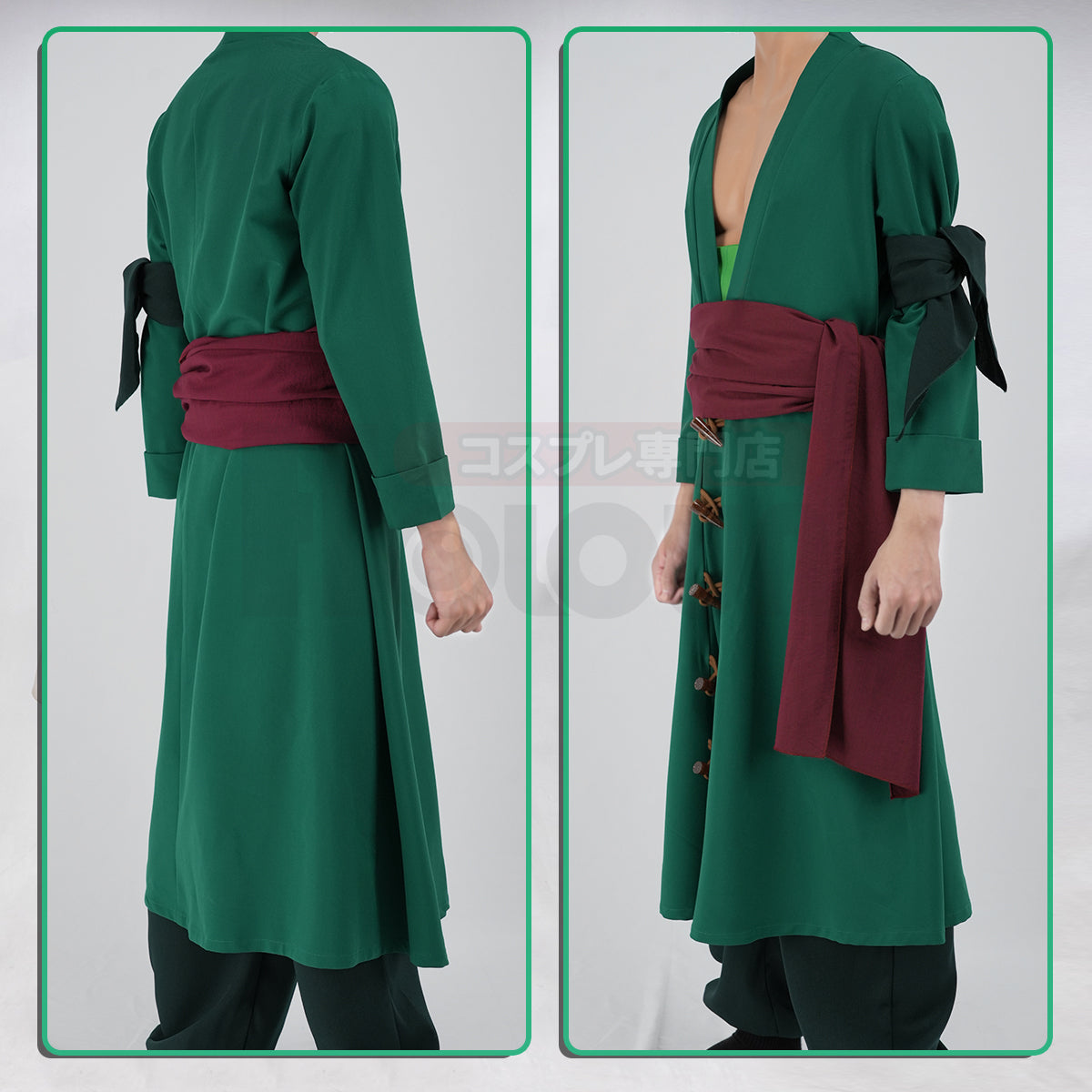 【在庫品】HOLOUN ONEピース ロロノア・ゾロのコスプレ衣装  cosplay ハロウィン 変装 仮装 コスプレ演出服 コスチューム 舞台装 クリスマス 祝日贈り物