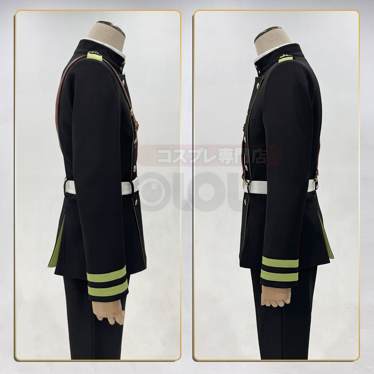【新着商品】HOLOUN 終わるセラフ 百夜優一郎のコスプレ服 SeraphOfThEnd ハロウィン仮装 衣装 セット クリスマス イベント  ゲーム仮装 アニメ 演出服