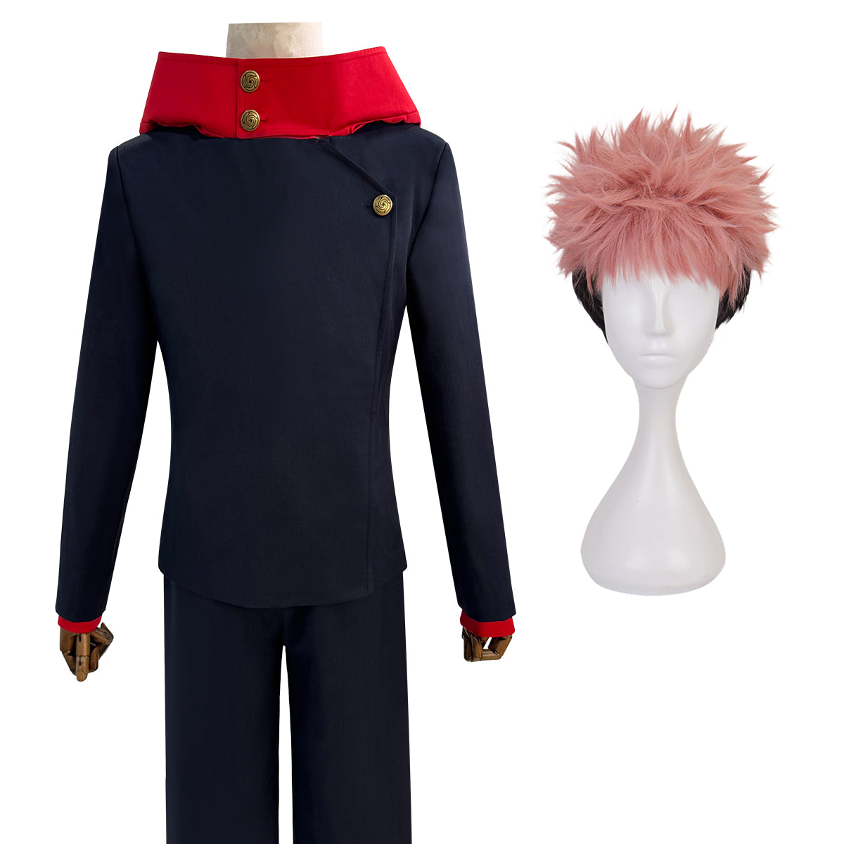 在庫品】 HOLOUN 呪術JJK第2期高専時代の虎杖悠仁 コスプレ衣装 演出服