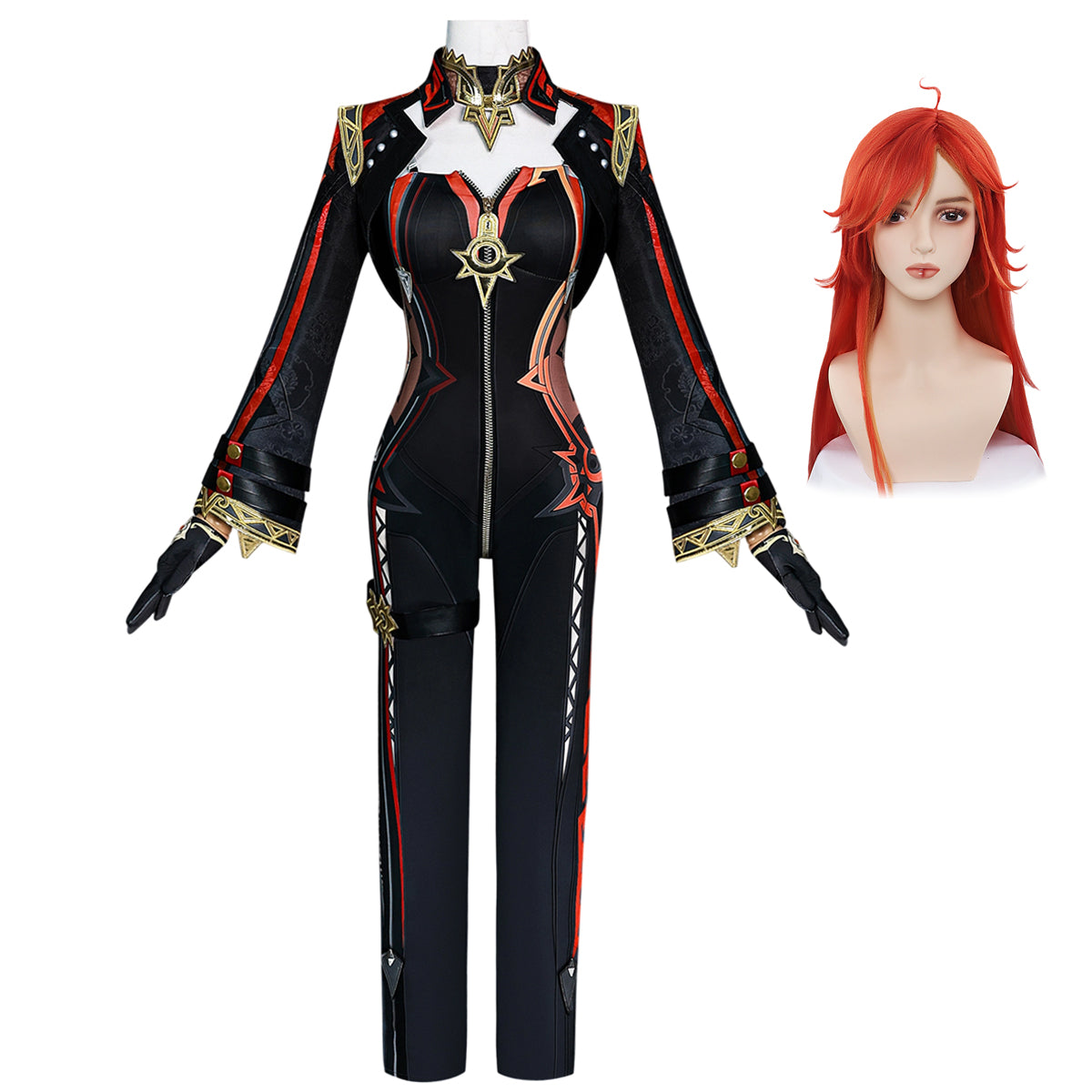 【在庫品】HOLOUN 原神 げんしん マーヴィカのコスプレ服 ハロウィン仮装 ゲームコスプレ衣装 セット クリスマス イベント  ゲーム仮装 アニメ 演出服