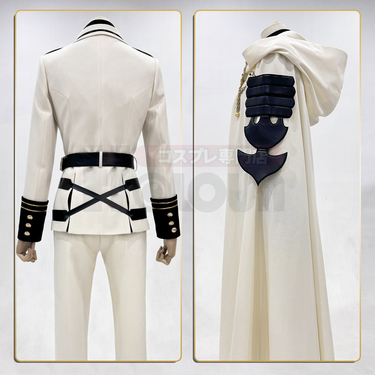 【新着商品】HOLOUN 終わるセラフ 百夜ミカエラのコスプレ服 SeraphOfThEnd ハロウィン仮装 衣装 セット クリスマス イベント  ゲーム仮装 アニメ 演出服