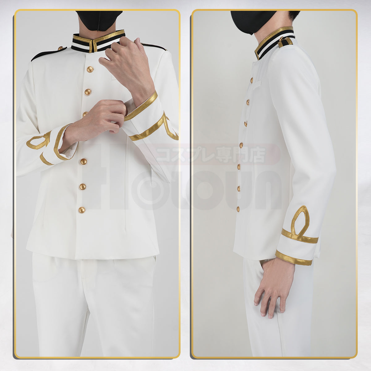 【在庫品】HOLOUN  へたりあAxis Powers 日本  本田菊 軍服 コスプレ衣装  cosplay ハロウィン 変装 仮装 コスプレ演出服 コスチューム 舞台装 クリスマス 祝日贈り物