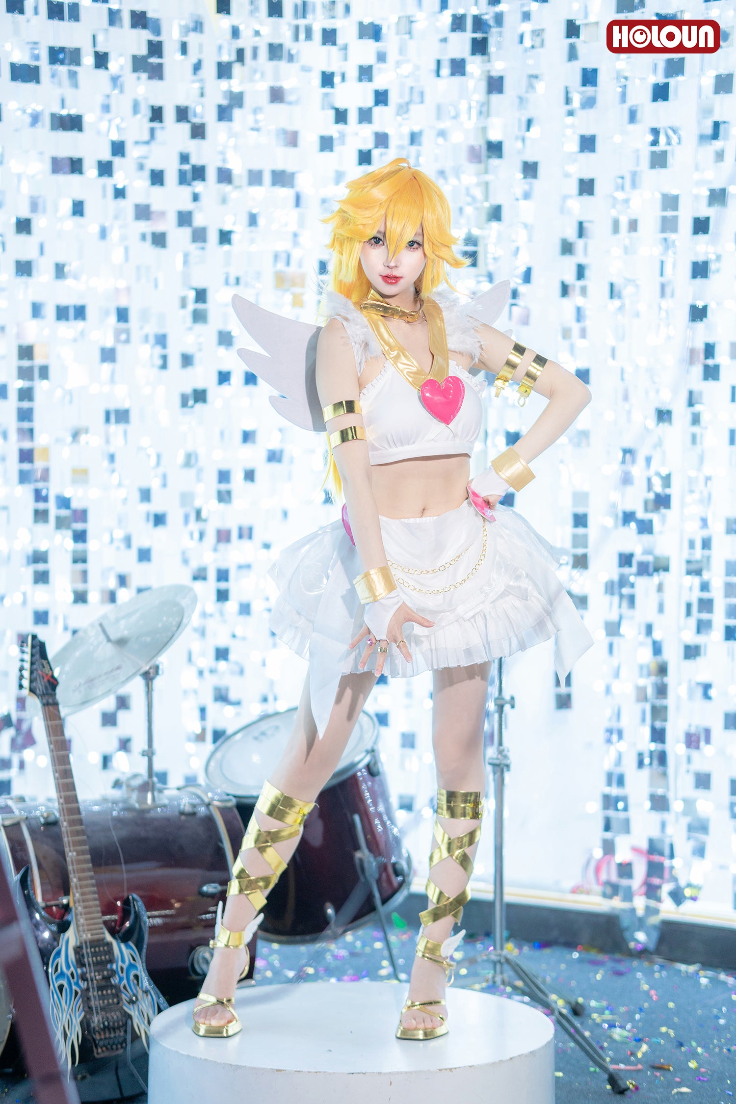 【在庫品】HOLOUN パンティ&ストッキングwithガーターベルト  アナーキーパンティのコスプレ衣装  panty & stocking with garterbeltイベント アニメハロウィン仮装 演出服祝日贈り物