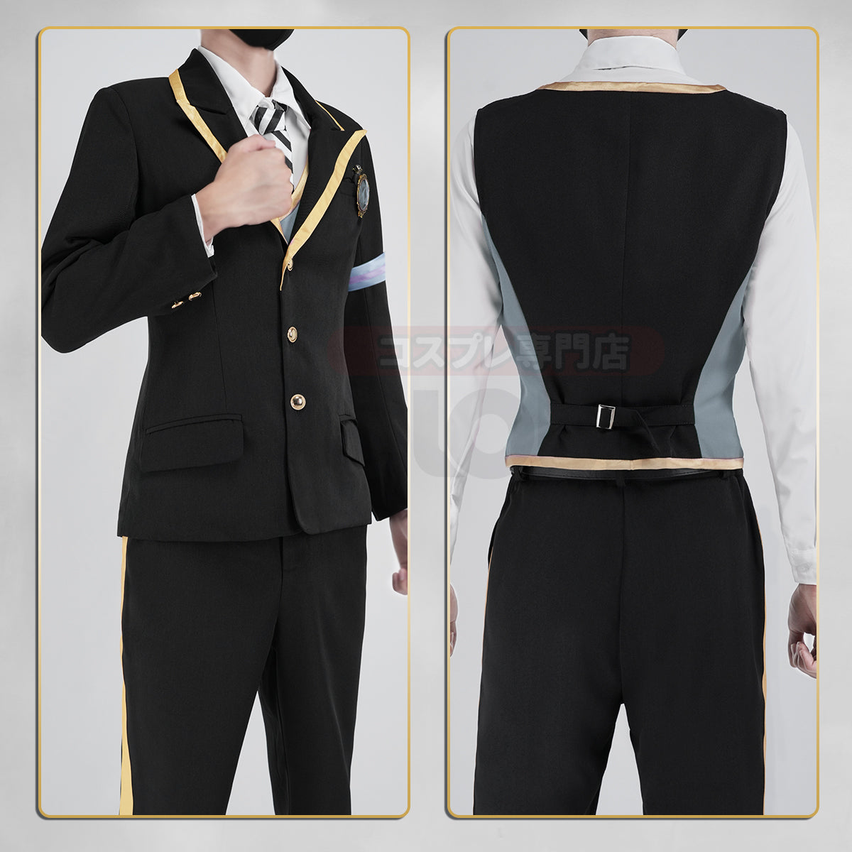 【在庫品】HOLOUN ついすとワンダーランド オクタヴィネル寮の制服 ハロウィン仮装 衣装 セット クリスマス イベント  ゲーム仮装 アニメ 演出服