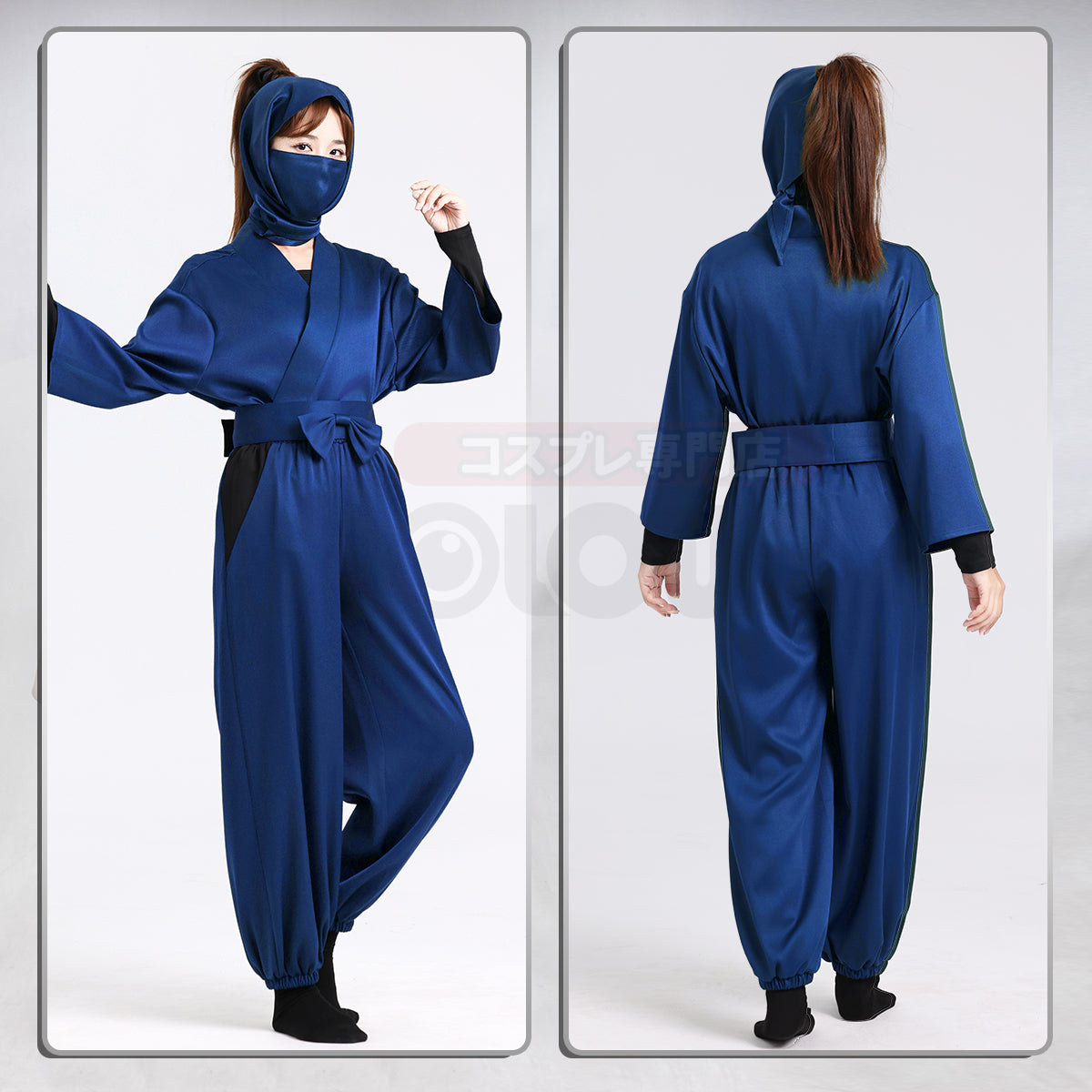 【在庫品】HOLOUN 忍者 忍者コスプレ服  忍術学園 忍者教師 忍者先生 2年生 3年生 4年生 5年生 6年生 い組 ろ組 は組 ハロウィン仮装 衣装 セット クリスマス イベント  ゲーム仮装 アニメ 演出服