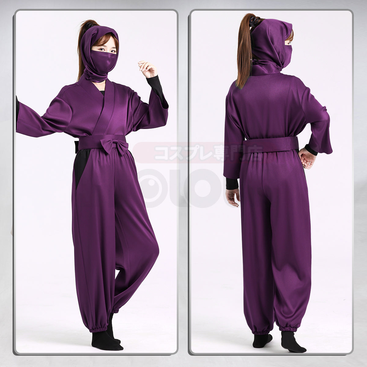 【在庫品】HOLOUN 忍者 忍者コスプレ服  忍術学園 忍者教師 忍者先生 2年生 3年生 4年生 5年生 6年生 い組 ろ組 は組 ハロウィン仮装 衣装 セット クリスマス イベント  ゲーム仮装 アニメ 演出服