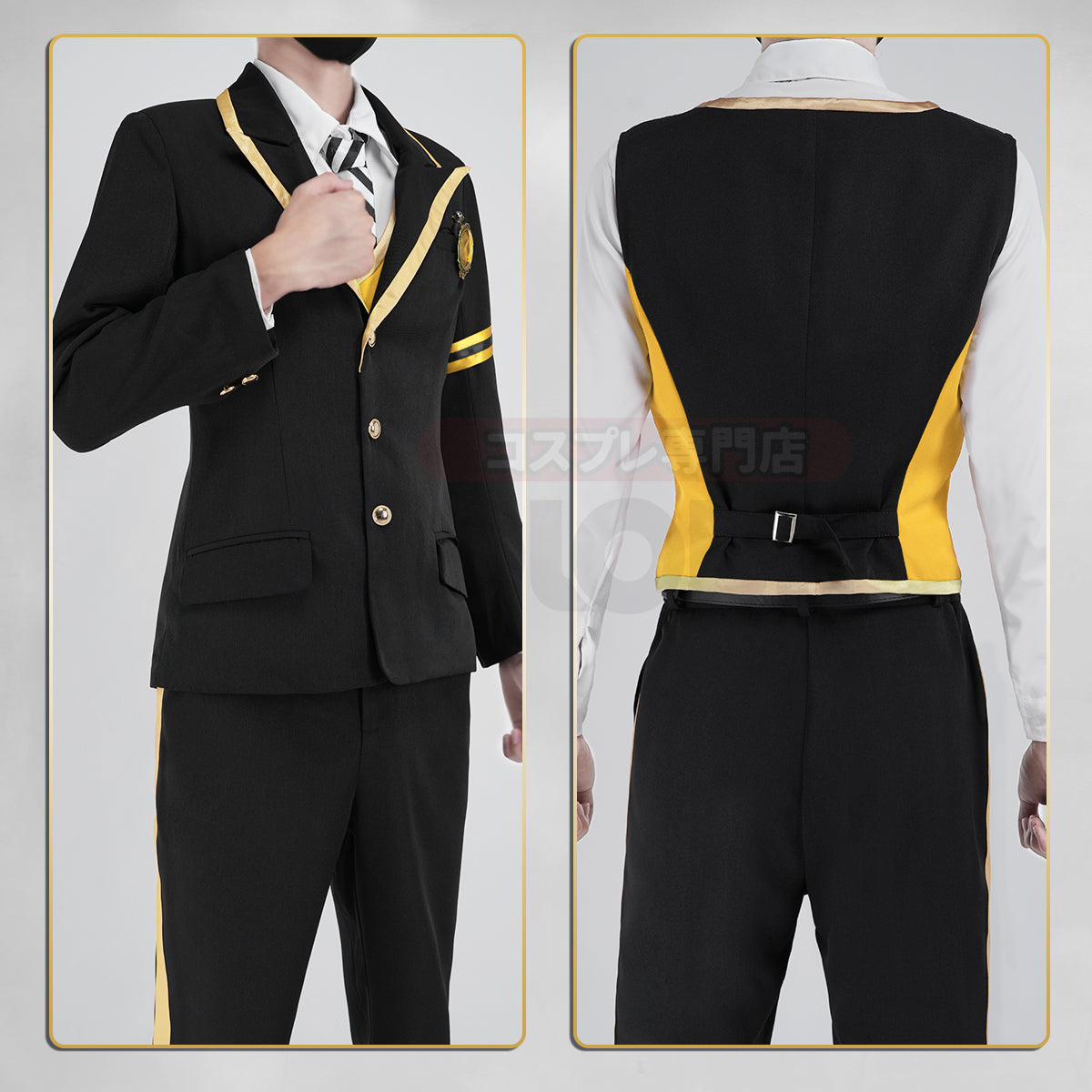 【在庫品】HOLOUN ついすとワンダーランド  サバナクロー寮の制服 ハロウィン仮装 衣装 セット クリスマス イベント  ゲーム仮装 アニメ 演出服