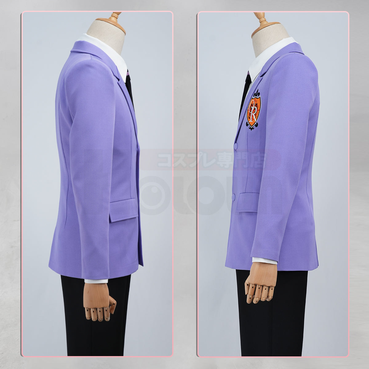 在庫品】HOLOUN コスプレ衣装 桜蘭 男子制服 ホスト部 藤岡ハルヒ 須王