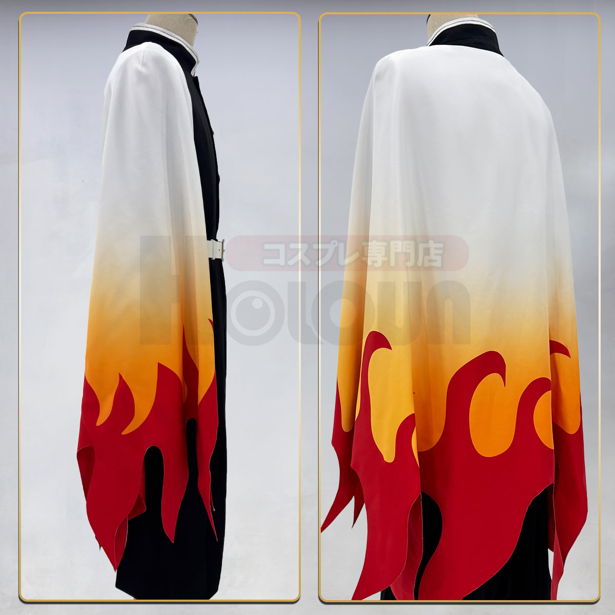 【新着商品】HOLOUN 鬼殺の隊 煉獄杏寿郎コスプレ服 ハロウィン アニメハロウィン仮装 衣装 セット クリスマス イベント  アニメ 演出服