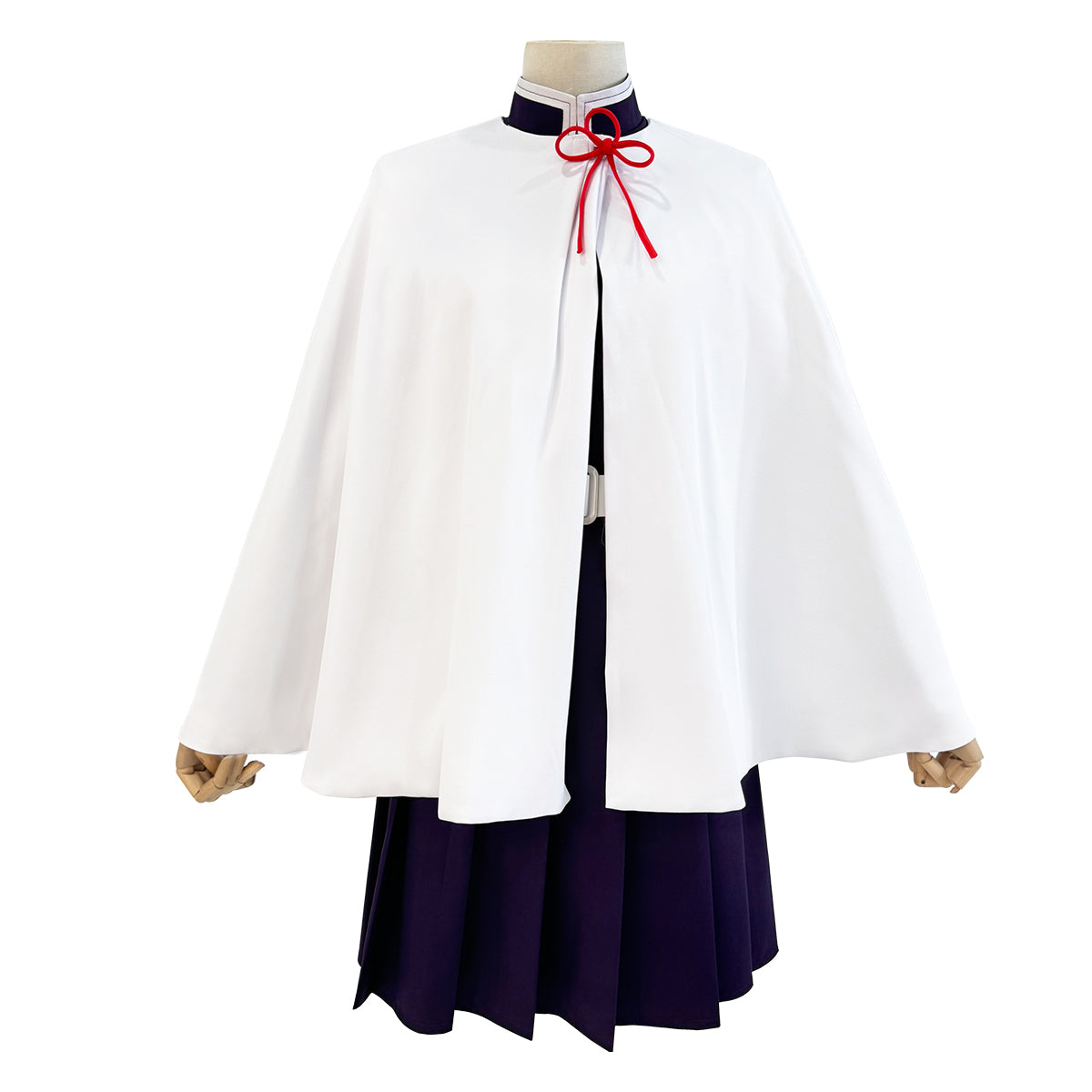 【新着商品】HOLOUN 鬼殺の隊 栗花落 カナヲコスプレ服 ハロウィン アニメハロウィン仮装 衣装 セット クリスマス イベント  アニメ 演出服