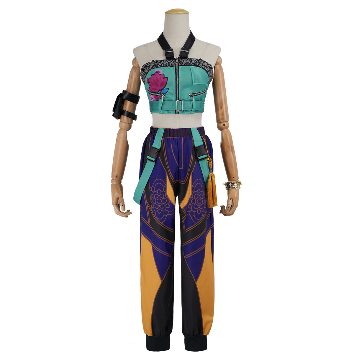 【在庫品】HOLOUN KPOPガールズ! デーモン・ハンターズ kpop demon hunters ルミRumi ゾーイZoe ミラMiraのコスプレ服 スーツ ハロウィン仮装 ゲームコスプレ衣装 セット クリスマス イベント  ゲーム仮装 アニメ 演出服