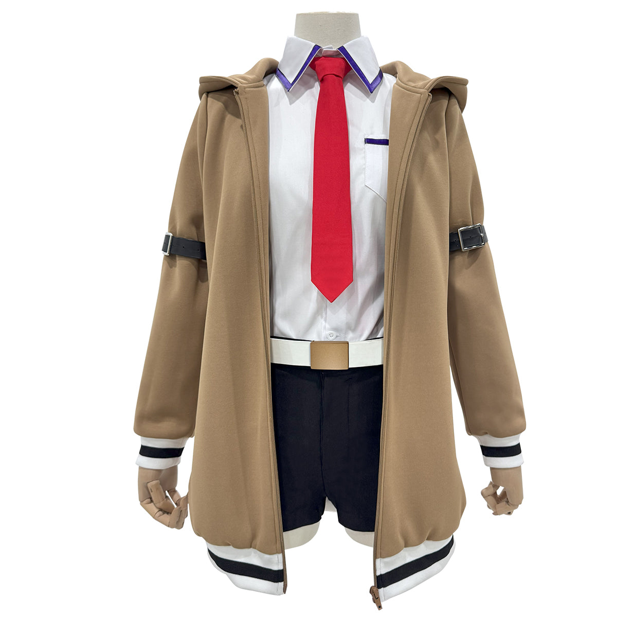 【新着商品】HOLOUN シュタインズゲート STEINSGATE 牧瀬紅莉栖のコスプレ服 ハロウィン仮装 衣装 セット クリスマス イベント  ゲーム仮装 アニメ 演出服