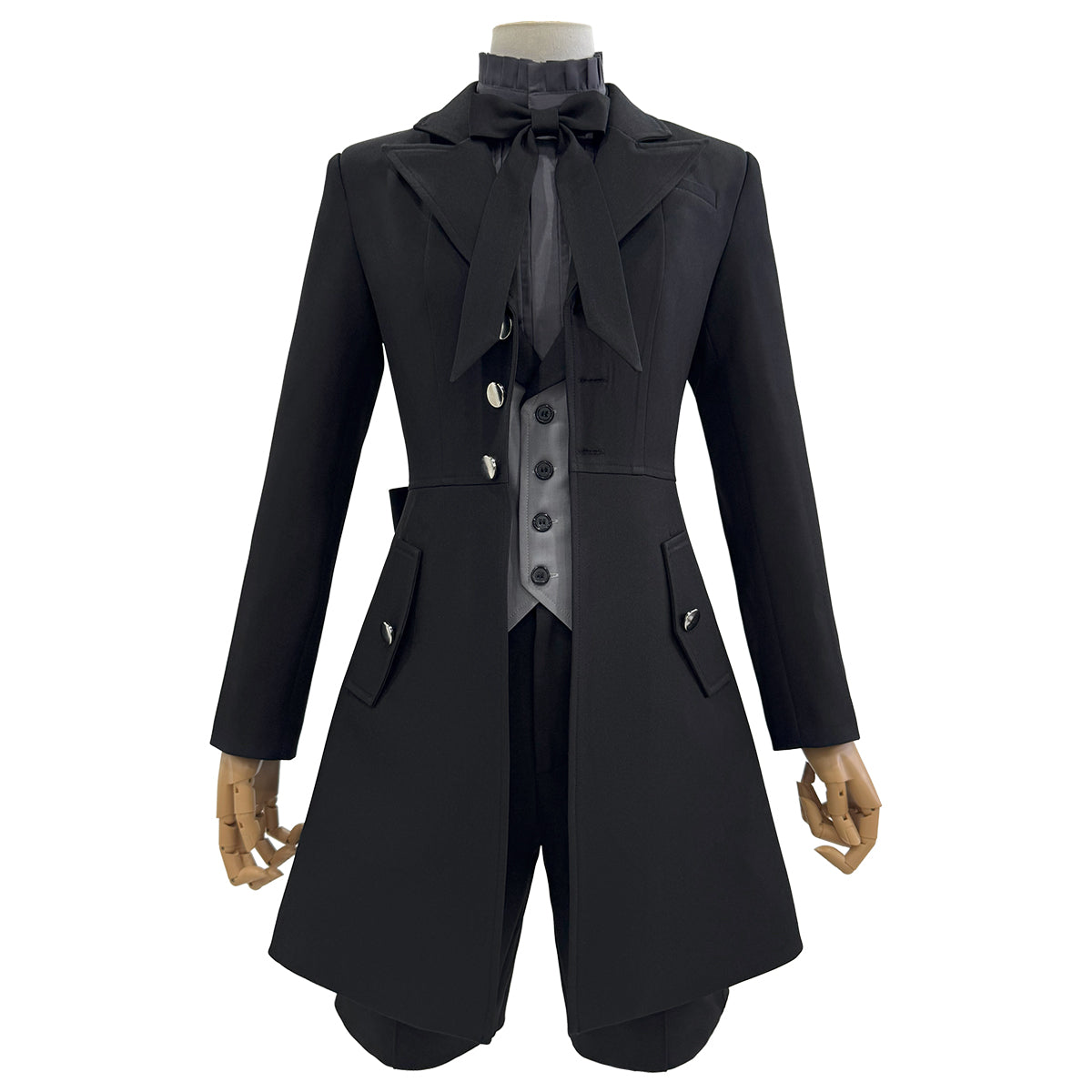 【在庫品】HOLOUN 黒の執事2 悪魔化 シエル・ファントムハイヴのコスプレ服 私服 ハロウィン仮装 ゲームコスプレ衣装 セット クリスマス イベント  ゲーム仮装 アニメ 演出服