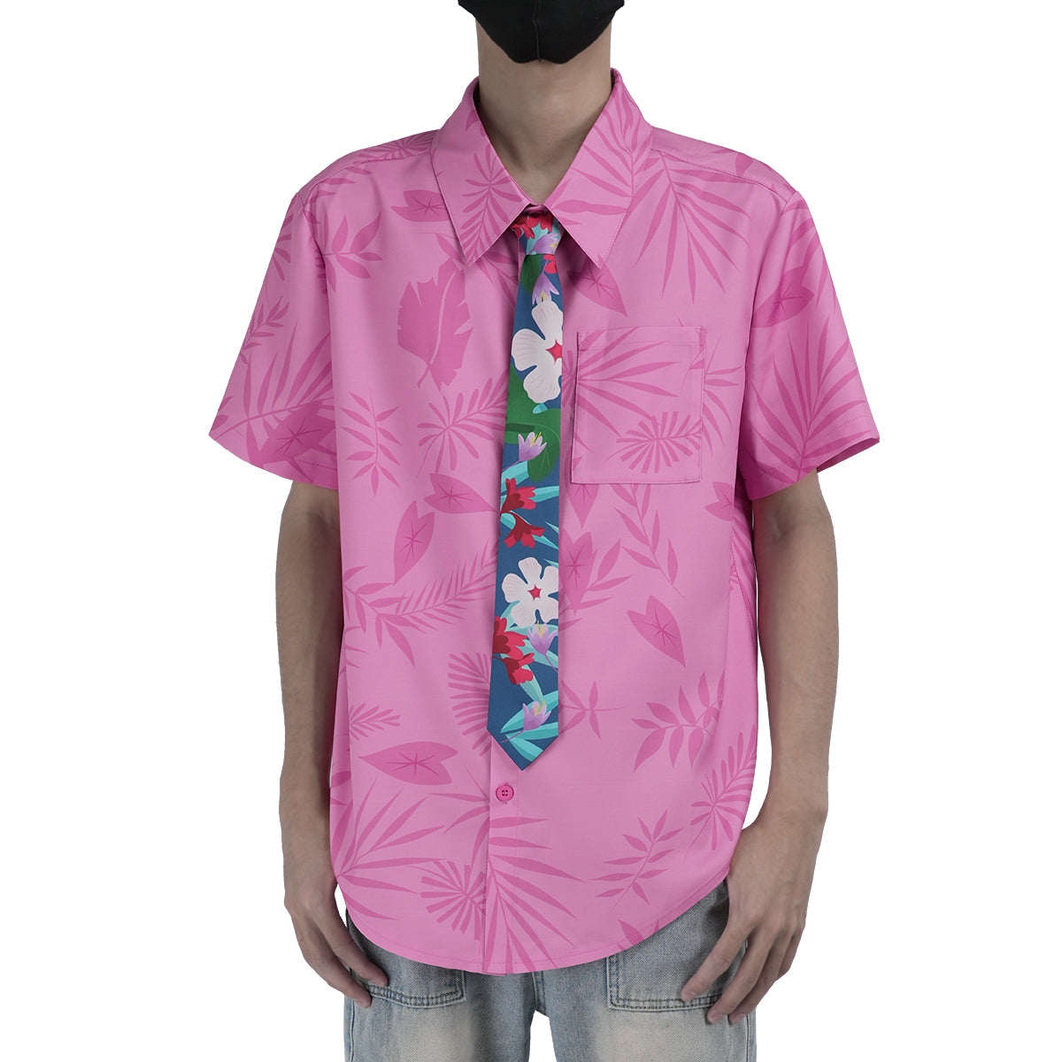 【新着商品】HOLOUN ズ一トピあ2 ニック・ワイルドのコスプレ服 pinkピンクシャツ ハロウィン仮装 衣装 クリスマス イベント ゲーム仮装 アニメ 演出服