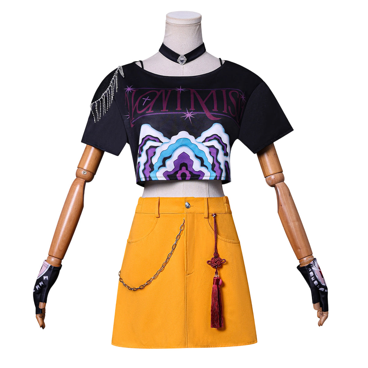 【在庫品】HOLOUN KPOPガールズ! デーモン・ハンターズ kpop demon hunters ルミRumi ゾーイZoe ミラMiraのコスプレ服 スーツ ハロウィン仮装 ゲームコスプレ衣装 セット クリスマス イベント  ゲーム仮装 アニメ 演出服
