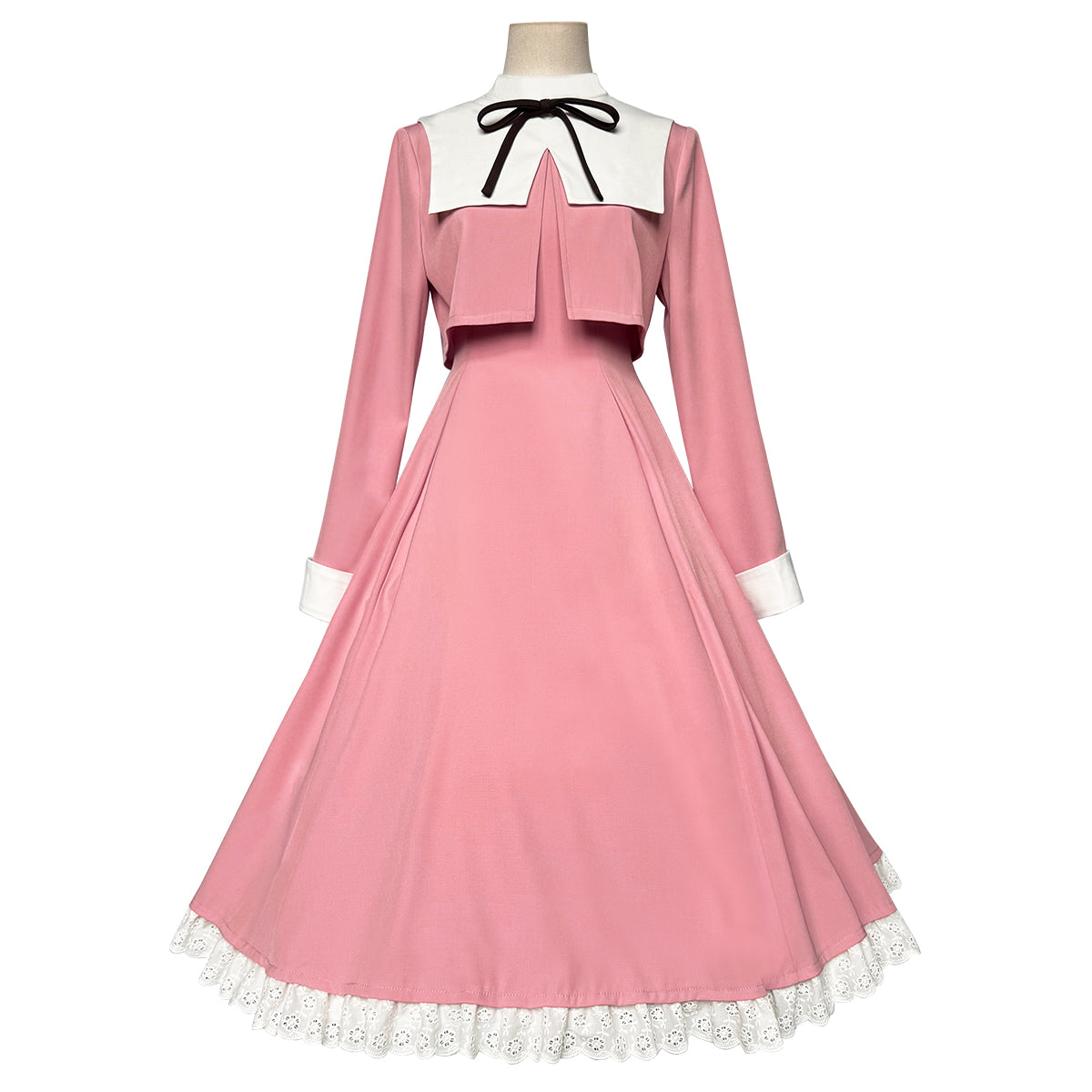 【在庫品】HOLOUN 魔法少女さくら キャプターカード 大道寺知世のワンピース ピンク コスプレ服 ハロウィン仮装 衣装 セット クリスマス イベント  ゲーム仮装 アニメ 演出服