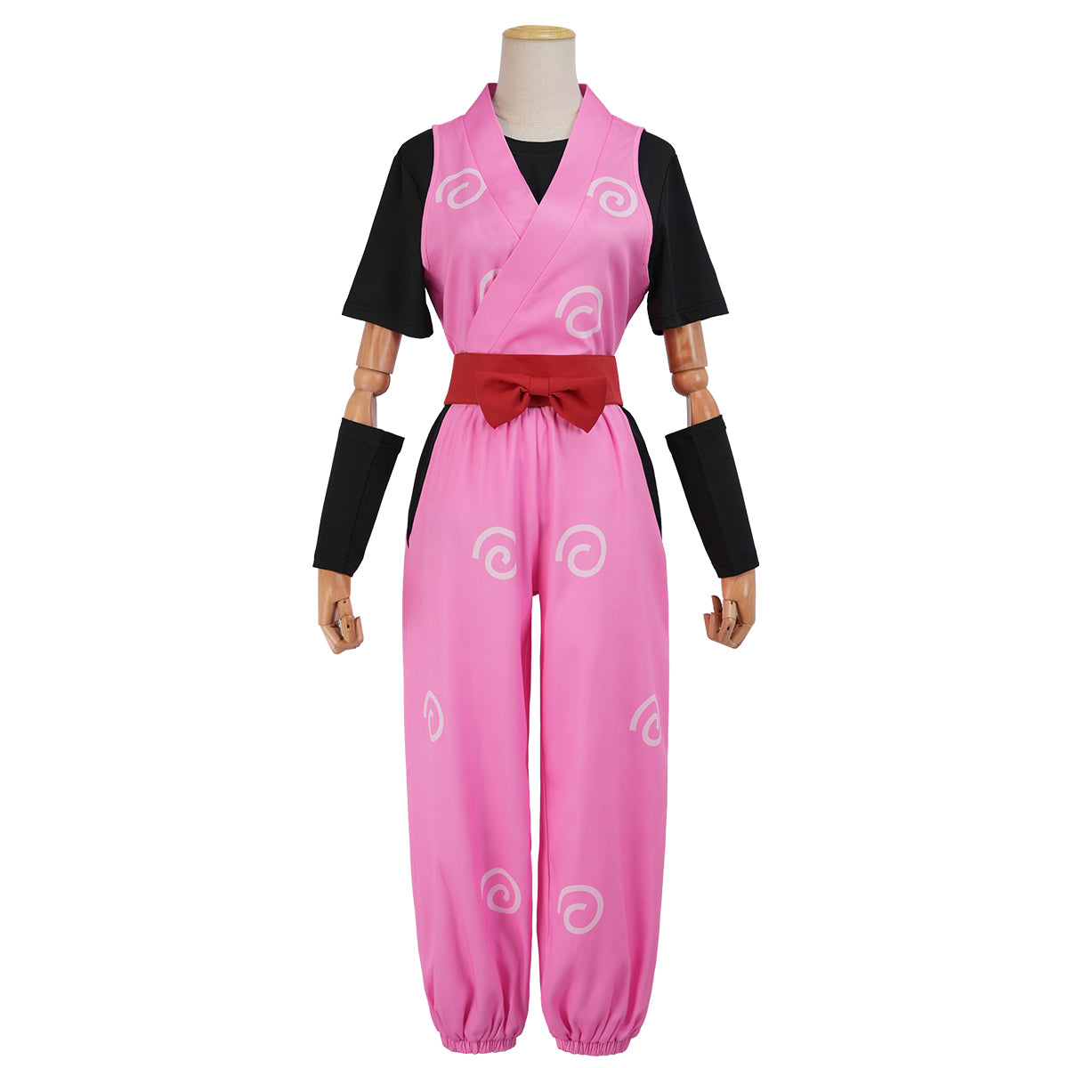 【在庫品】HOLOUN 忍者 忍術学園 くの一教室 女子生徒制服 ピンク ユキ トモミ 大川シゲ そうこ しおり 亜子 猪々子 みか あやか ハロウィン仮装 衣装 セット クリスマス イベント  ゲーム仮装 アニメ 演出服