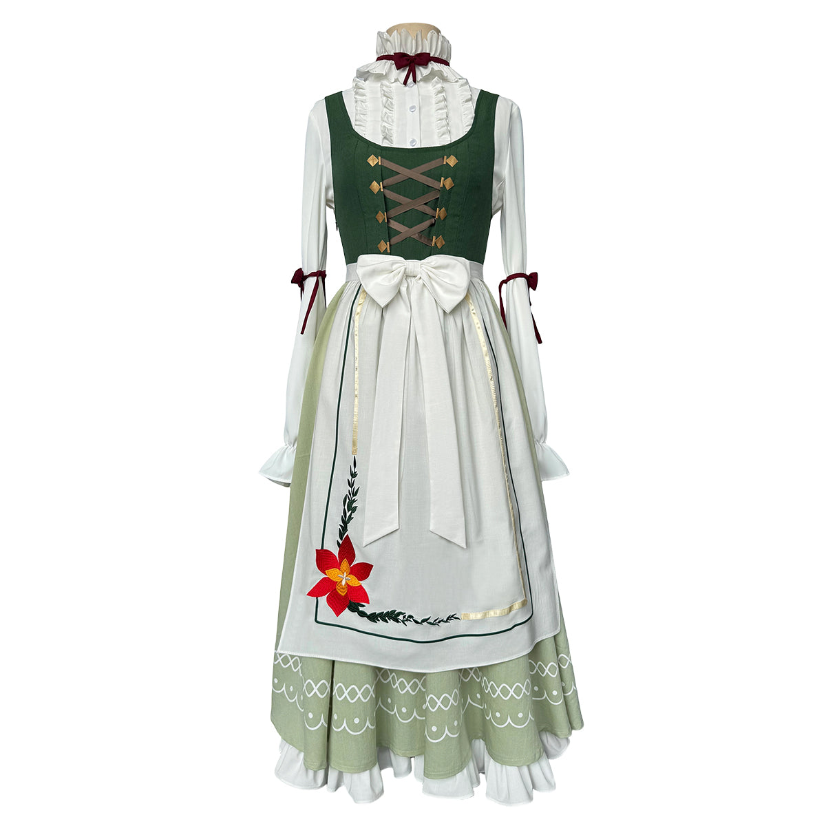 【新着商品】HOLOUN 葬送シリーズフリーレン 中国コラボ フェルンのコスプレ衣装 アニメハロウィン仮装 衣装 ハロウィン仮装 演出服
