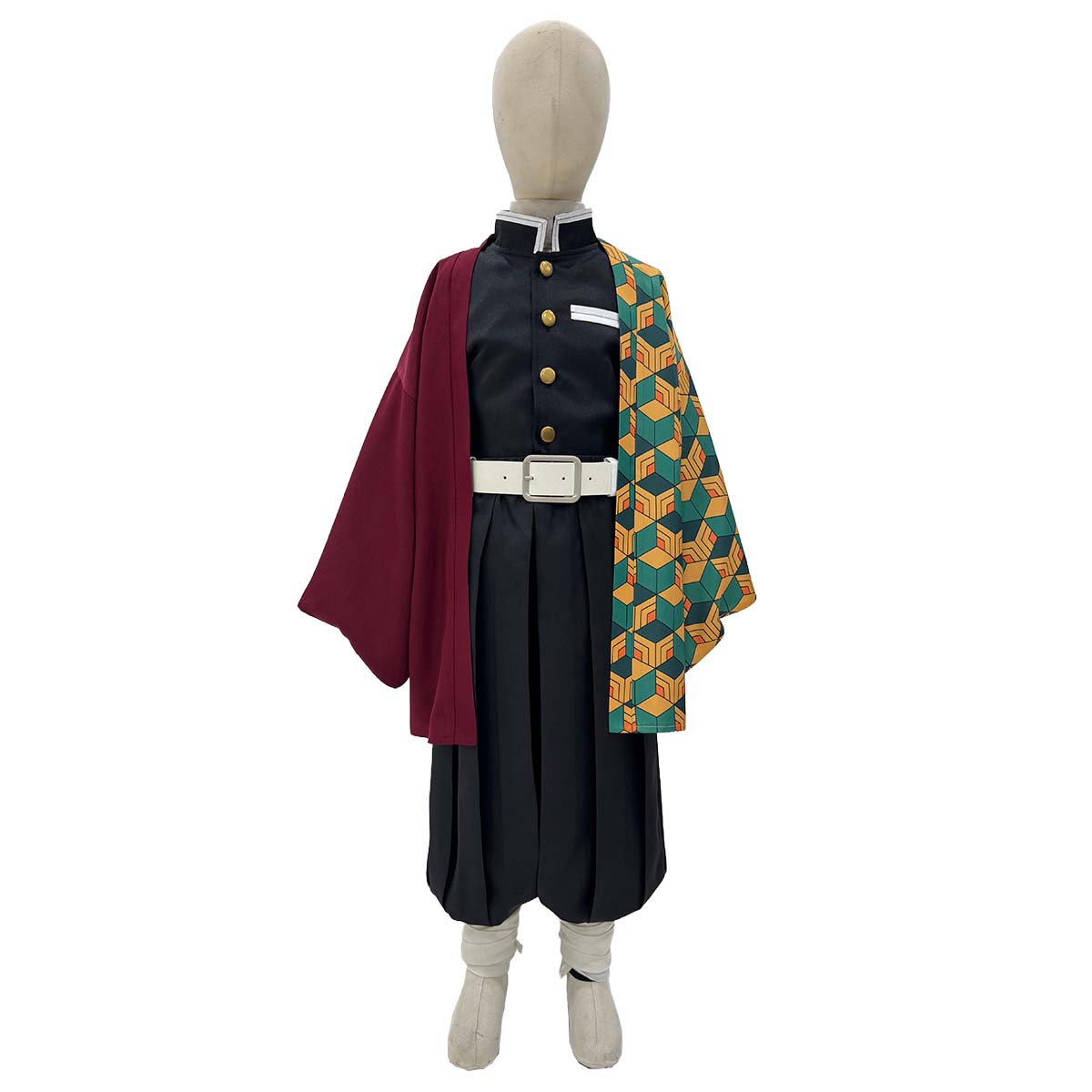 【新着商品】HOLOUN 鬼殺の隊シリーズ 子供用 冨岡義勇のコスプレ服 子供用サイズ ハロウィン アニメハロウィン仮装 衣装 セット クリスマス イベント  アニメ 演出服