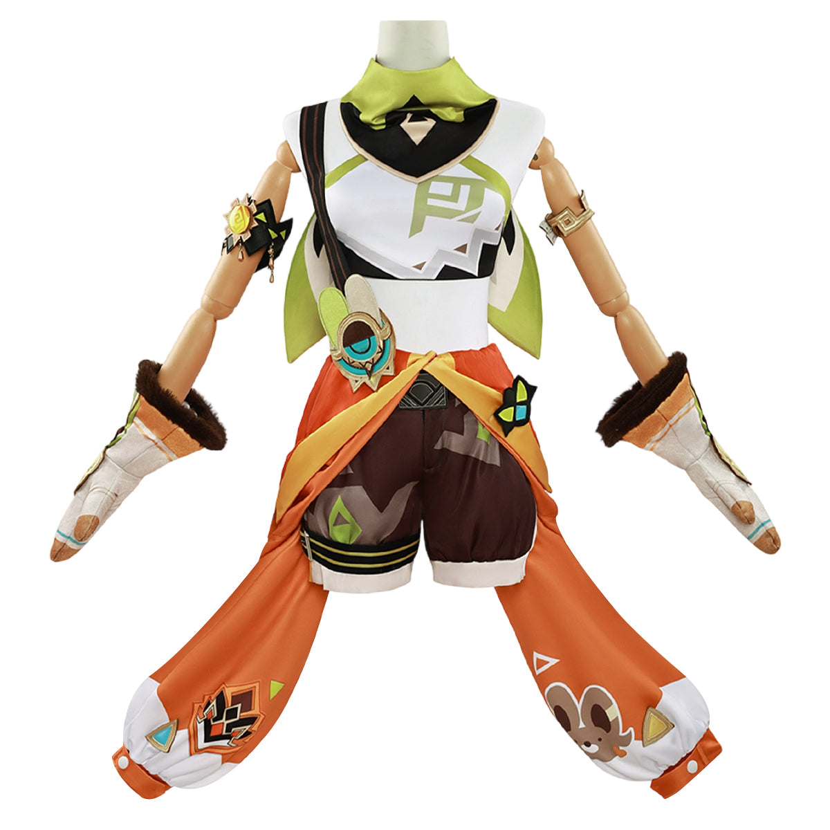 【在庫品】HOLOUN 原神 げんしん カチーナのコスプレ服 ハロウィン仮装 ゲームコスプレ衣装 セット クリスマス イベント  ゲーム仮装 アニメ 演出服