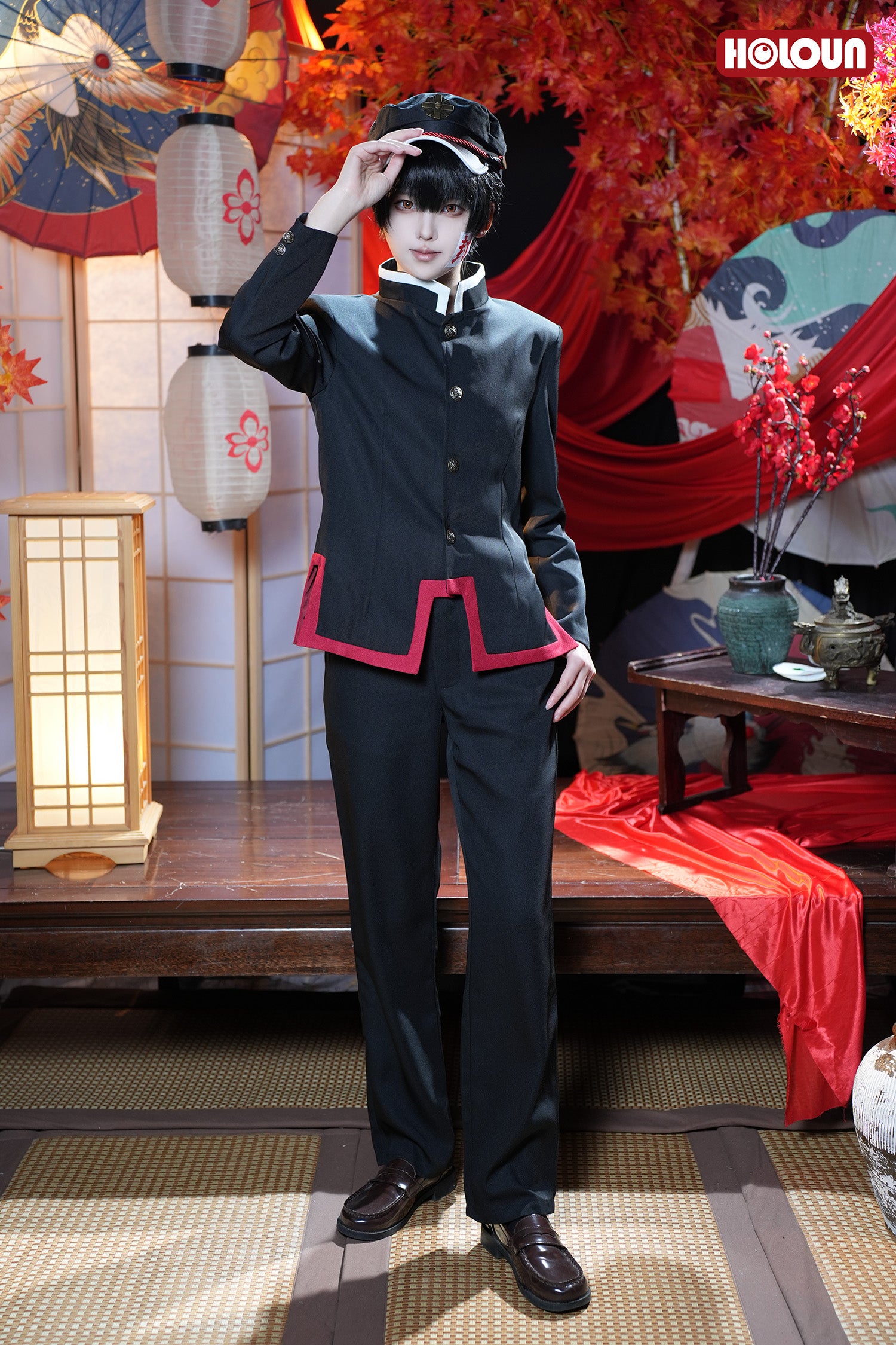 【在庫品】HOLOUN 地縛花子君 花子君 コスプレ衣装  cosplay ハロウィン 変装 仮装 コスプレ演出服 コスチューム 舞台装 クリスマス 祝日贈り物