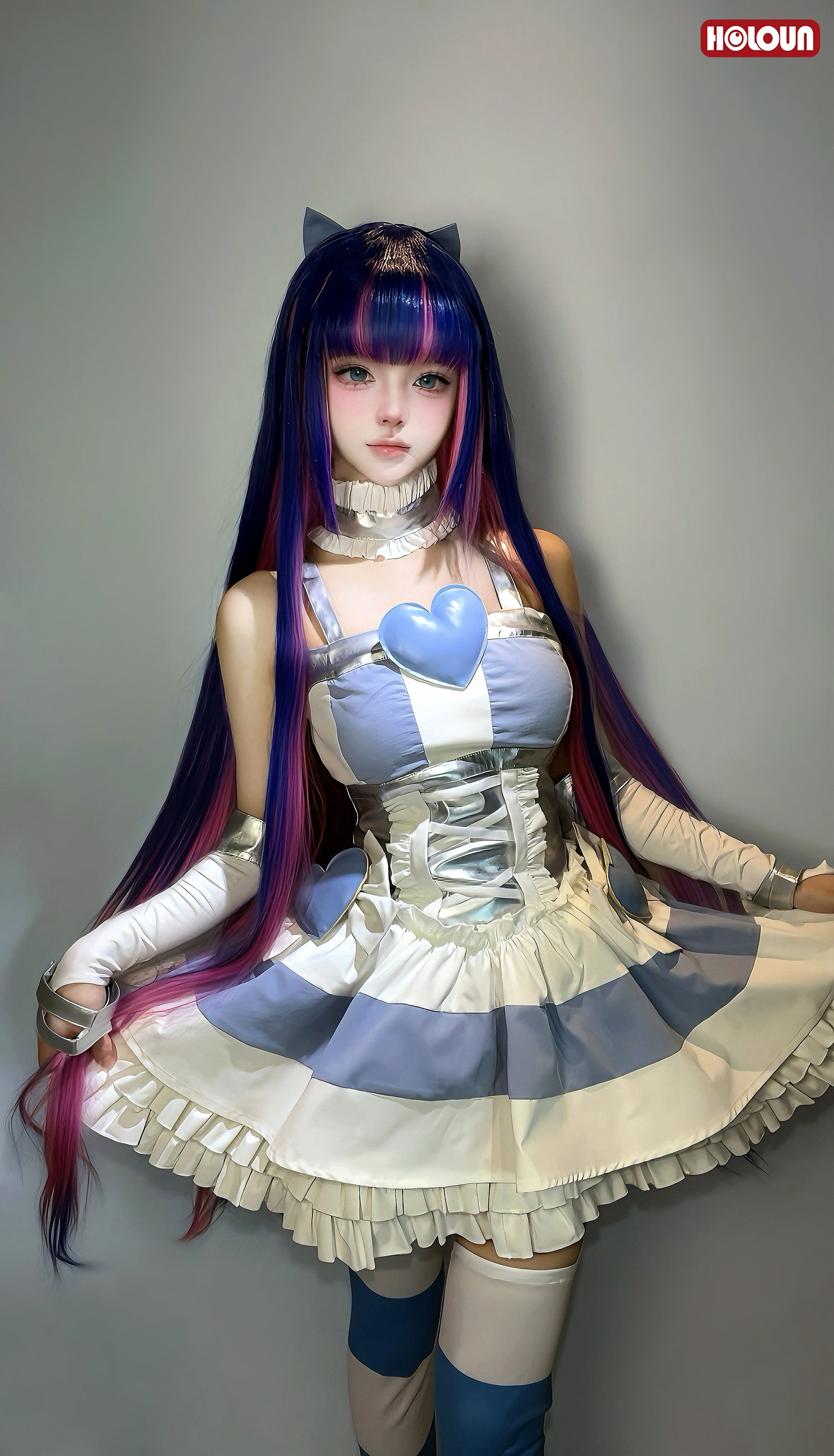 【新着商品】HOLOUN パンティ&ストッキングwithガーターベルト  アナーキーストッキングのコスプレ衣装  panty & stocking with garterbeltイベント アニメハロウィン仮装 演出服祝日贈り物