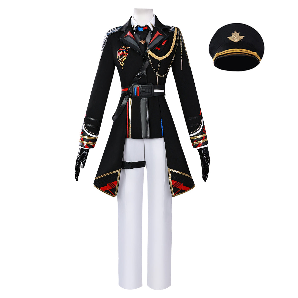 【在庫品】HOLOUN 恋と深空 プレーヤー 遠空艦隊執艦官 雲頂の秘密 コスプレ衣装  制服セット cosplay ハロウィン 変装 仮装  コスチューム 舞台装 クリスマス 祝日贈り物